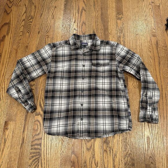 Patagonia Other - Patagonia Flannel Shirt Mens M Medium Lightweight Organic Cotton Plaid Hiking